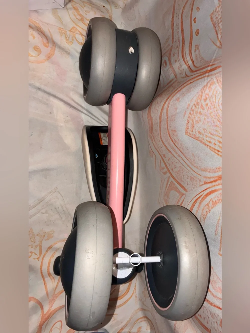 Pink Princess Toddler Ride-On Balance Bike